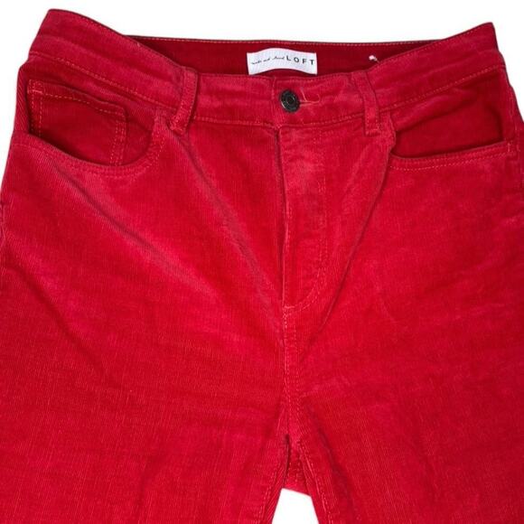 Loft High Waist Skinny Corduroy Jeans Size 26 p - Picture 3 of 5